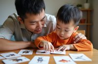 Cách sử dụng thẻ tranh (flashcard) giúp trẻ chậm nói phát triển vốn từ vựng hiệu quả tại nhà